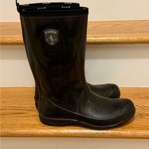 Kamik Black Rain Boots